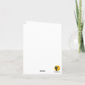 Sunn yLion-Wenskaart Kaart (Achterkant)