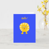 Sunn yLion-Wenskaart Kaart (Gele Bloem)