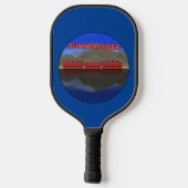 Sunndalsøra Noorwegen Pickleball Paddle (Achterkant)