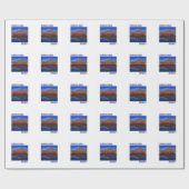 Sunndalsora Noorwegen Scandinavian Cadeaupapier (Vlak)