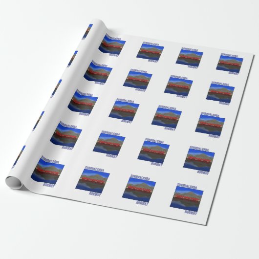 Sunndalsora Noorwegen Scandinavian Cadeaupapier (Uitgerold)