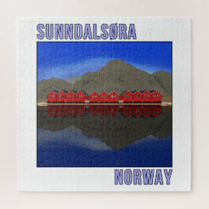 Sunndalsora Noorwegen Scandinavian Legpuzzel