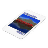 Sunndalsora Noorwegen Scandinavian Magneet (Linkerzijde)