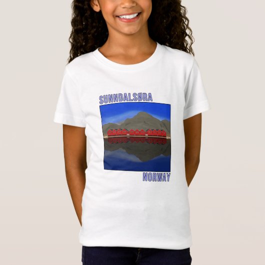 Sunndalsora Noorwegen Scandinavian T-shirt (Voorkant)