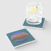 Sunndalsøra Noorwegen Stenen Onderzetter (Zijkant)