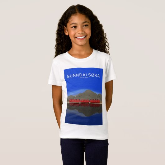 Sunndalsøra Noorwegen T-shirt (Voorkant volledig)