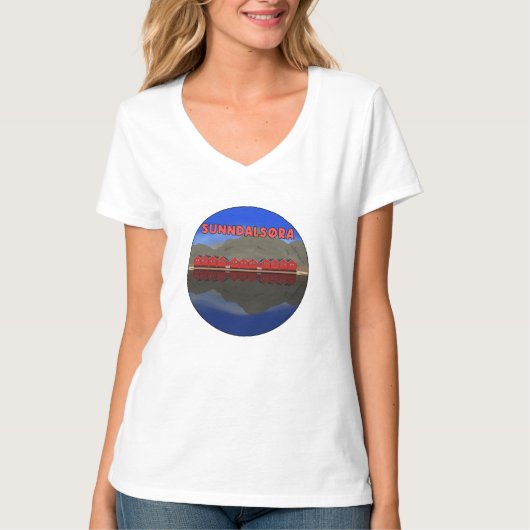Sunndalsøra Noorwegen T-shirt (Voorkant)