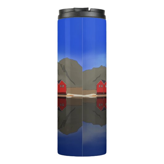 Sunndalsøra Noorwegen Thermosbeker (Achterkant)