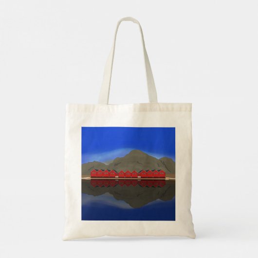 Sunndalsøra Noorwegen Tote Bag (Achterkant)