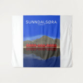 Sunndalsøra Noorwegen Wandkleed (Voorkant (horizontaal))