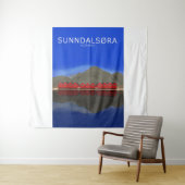 Sunndalsøra Noorwegen Wandkleed (In Situ (horizontaal))