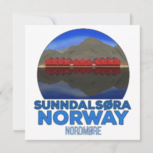 Sunndalsøra Nordmøre Noorwegen Bedankkaart