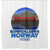 Sunndalsøra Nordmøre Noorwegen Douchegordijn (Voorkant)