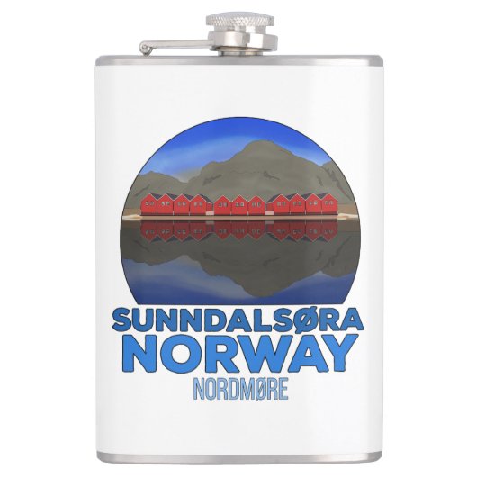Sunndalsøra Nordmøre Noorwegen Heupfles (Voorkant)