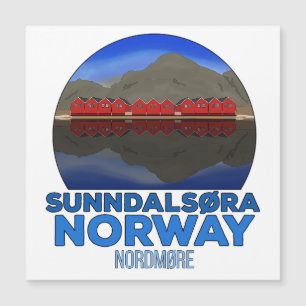 Sunndalsøra Nordmøre Noorwegen Magnetische Uitnodiging