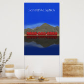 Sunndalsøra Nordmøre Noorwegen Poster (Keuken)