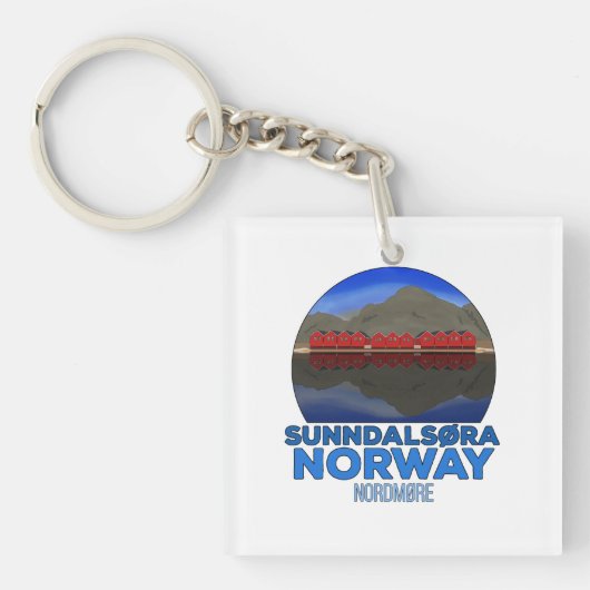 Sunndalsøra Nordmøre Noorwegen Sleutelhanger (voorkant)