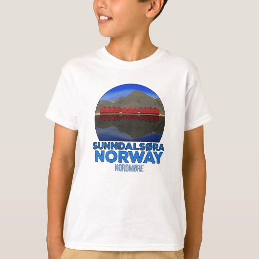 Sunndalsøra Nordmøre Noorwegen T-shirt (Voorkant)