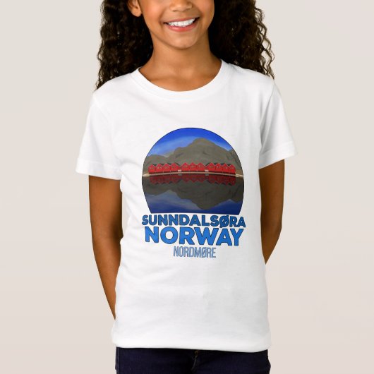 Sunndalsøra Nordmøre Noorwegen T-shirt (Voorkant)