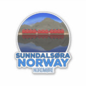 Sunndalsøra Nordmøre Norway Classic Sticker (Voorkant)