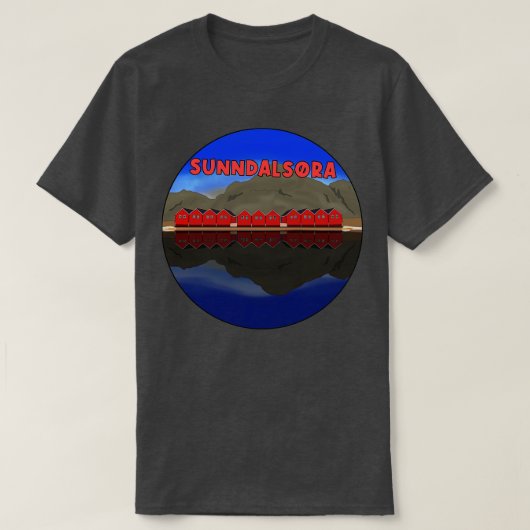 Sunndalsra Noorwegen 1 T-shirt (Design voorkant)