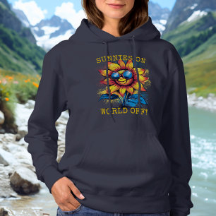 Sunnies On, World Off! - Radiant zonnebloem hoodie
