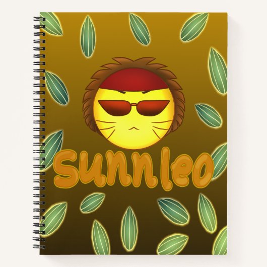 Sunnleo's Spiraal Notebook Notitieboek (Voorkant)