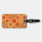 Sunny Abstract Floral Design Bagagelabel (Voorkant horizontaal)