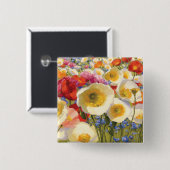 Sunny Abundance Vierkante Button 5,1 Cm (Voorkant /achterkant)