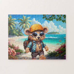 Sunny Adventures met Beachy Beer - Klaar voor Plez Legpuzzel