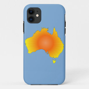 Sunny Australia Map Case-Mate iPhone Case