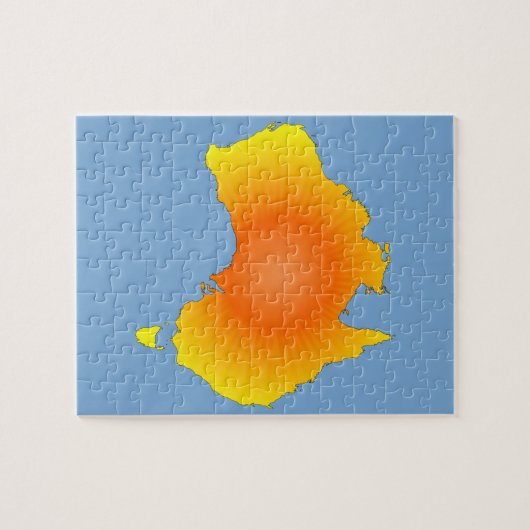 Sunny Australia Map Legpuzzel (Horizontaal)