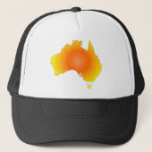 Sunny Australia Map Trucker Pet (Voorkant)