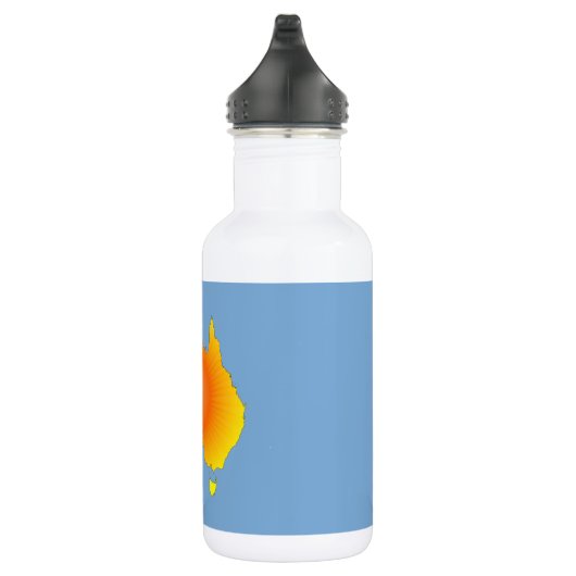 Sunny Australia Map Waterfles (Rechts)