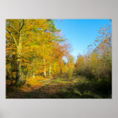 Sunny Autumn Forest - Personalised Poster (Voorkant)