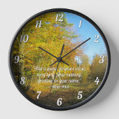 Sunny Autumn Walk - Aangepaste ronde muur