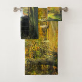 Sunny Autumn Walk - Gepersonaliseerd Bad Handdoek (Insitu)