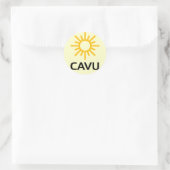 Sunny Aviation Lingo CAVU Ronde Sticker (Tas)