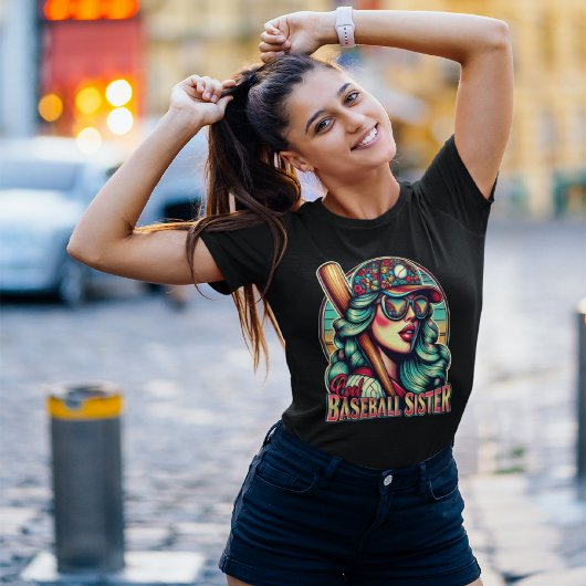 Sunny Batter: Koele honkbalzus T-shirt