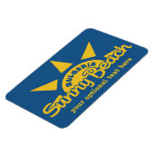 Sunny Beach BULGARIA aangepaste tekst & kleurenmag Magneet (Linkerzijde)