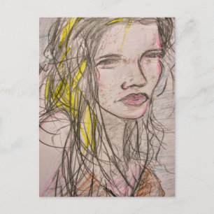 Sunny Beach Girl Briefkaart