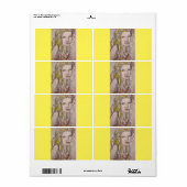 Sunny Beach Girl Etiket (Full Sheet)