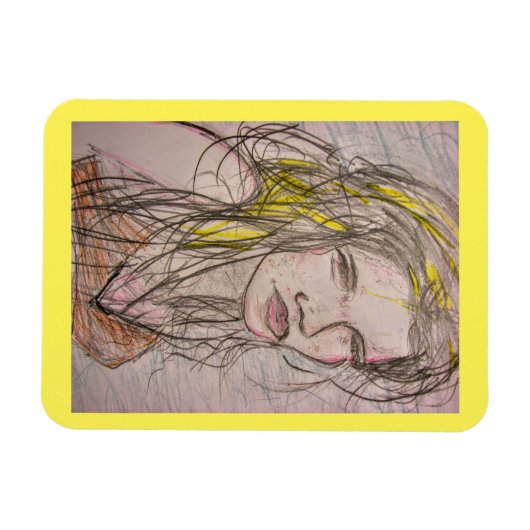 Sunny Beach Girl Magneet (Horizontaal)