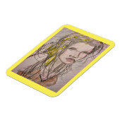 Sunny Beach Girl Magneet (Linkerzijde)