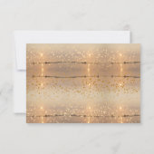 Sunny Beach & Gold Confetti Retirement Bedankt Notitiekaartje (Achterkant)