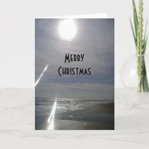 "SUNNY BEACH" MERRY CHRISTMAS/HAPPY NEW YEAR OOK FEESTDAGEN KAART