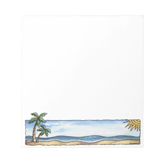 Sunny Beach - Notitieblok (Voorkant)