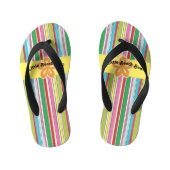 Sunny Beach Stripes Kinder Teenslippers (Voetbed)