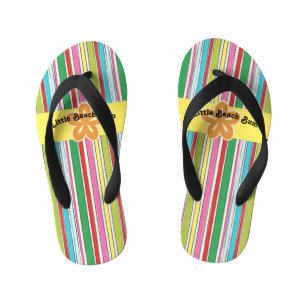Sunny Beach Stripes Kinder Teenslippers