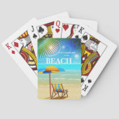 Sunny Beach Summer Fun Plays Deck Pokerkaarten (Achterkant)